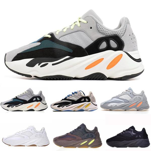 With Box 700 Wave Runner Geode Men Women Running Shoes Mauve Salt 700 V2 Static Kanye West Designer Shoes Sports Sneakers 36-46