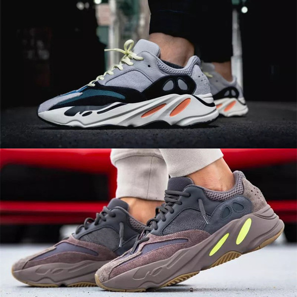 700 Wave Runner 2019 v1 Mauve Inertia v2 Static Geode Running Shoes Kanye West Men Women Designer Sport Sneakers