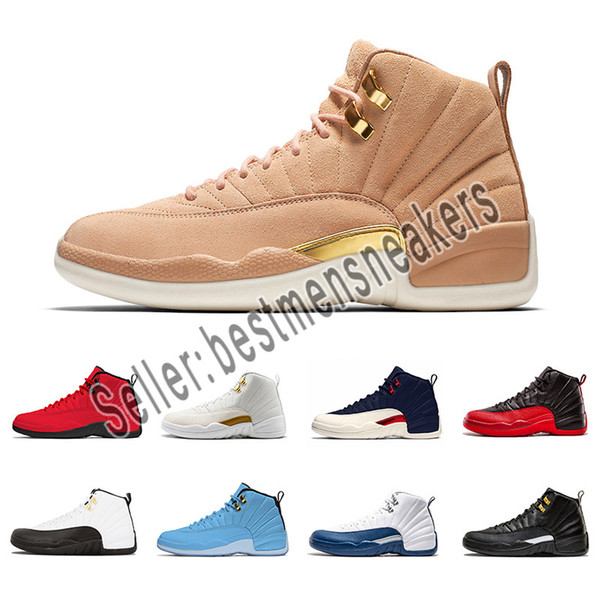 Winterize 12 Gym Red 12s College Navy men basketball shoes Michigan WINGS bulls Flu Game the master black white taxi Sports trainer sneaker