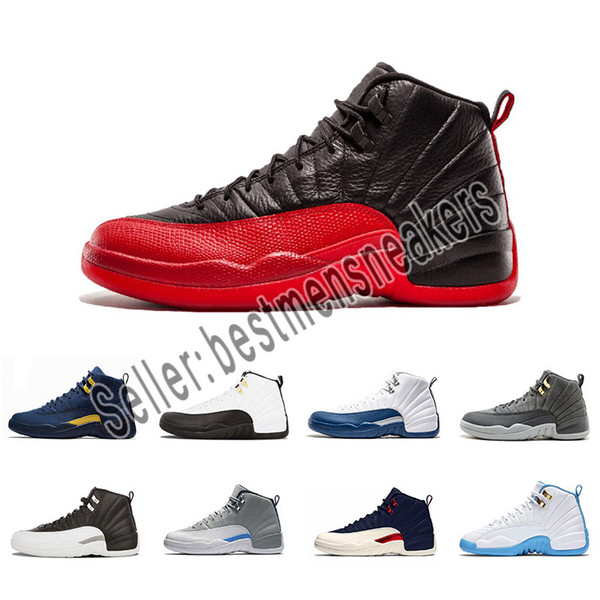 2019 XII 12 Mens Basketball Shoes Wntr PRM CNY Gym Red Playoff The Master 12s Designer Shoes Sport Sneakers Trainers
