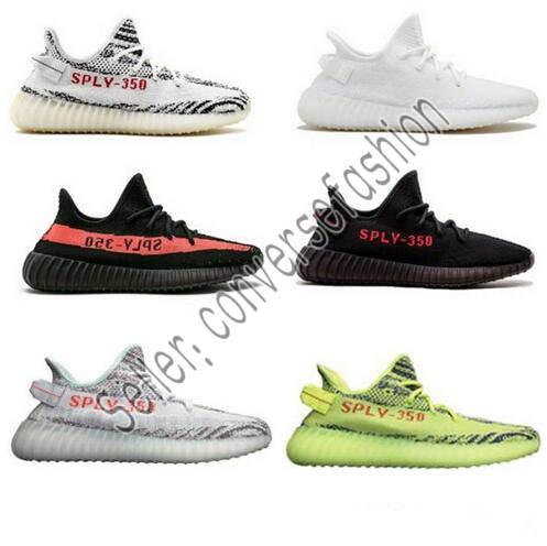 Top quality 2019 Static NEW Arrival High Quality Running Shoes 350 V2 Butter Sesame Mens Womens Fashion Sneakers Black Red Bred Zebra