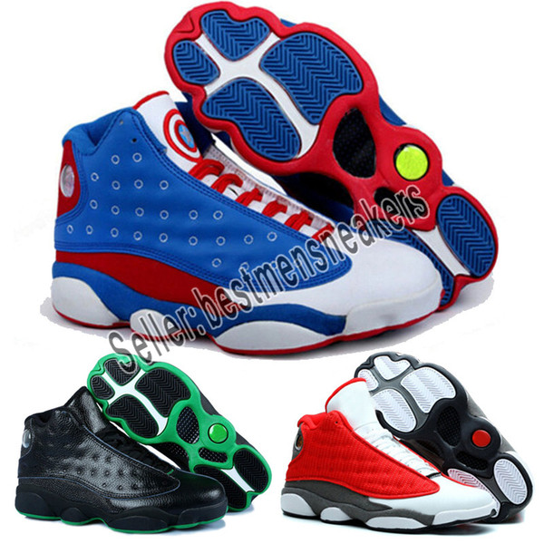 New Melo Class of 2002 13s He Got Game Basketball Shoes 13 Phantom Captain America Barons Altitude Love Respect Men Sports