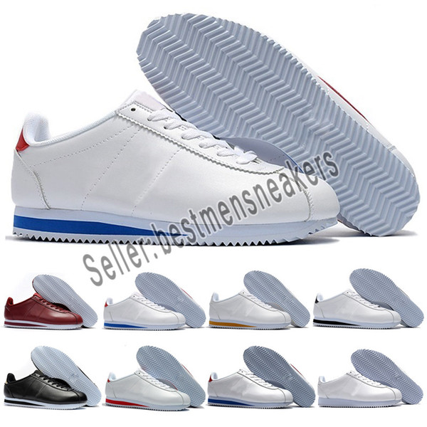 2019 Best new Cortez shoes mens womens casual shoes sneakers cheap athletic leather original cortez ultra moire walking shoes sale 36-44