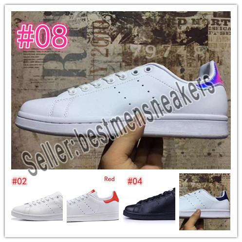 Top quality women men new stan shoes fashion smith sneakers Casual shoes leather sport classic flats 2019 Size 36-45