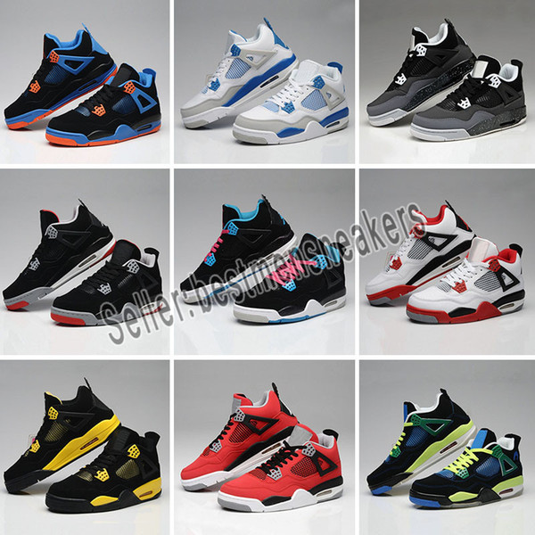 4 4s Tattoo black and white graffiti Cactus Jack Raptors Mens Basketball Shoes Kaws Travis Scotts Money Royalty Bred Fire Red men sneakers