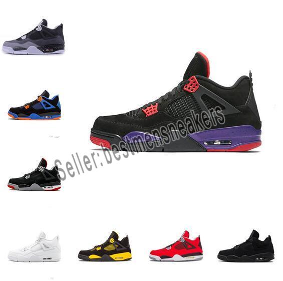 Mens 4 4s Basketball Shoes Cactus Jack White Cement Game Royal Motor Best Quality Mens Sport Sneakers Designer Shoes