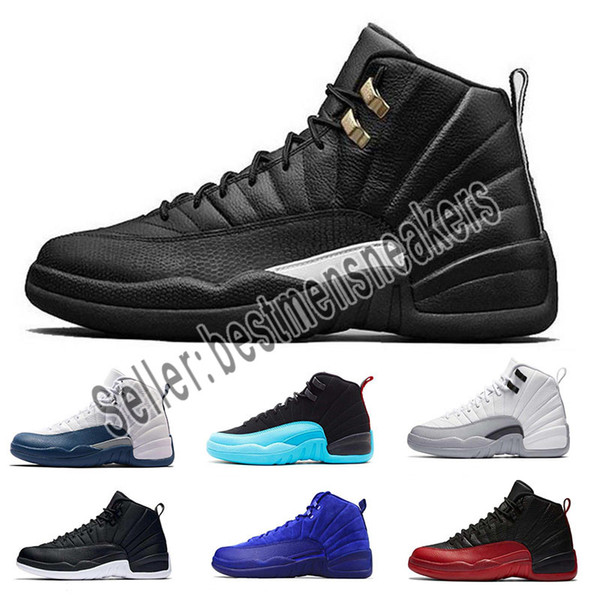 12 12s Mens Basketball Shoes 2019 New Michigan Wntr Gym Red NYC OVO Wool XII Designer Shoes Sport Sneakers Trainers Size 40-47
