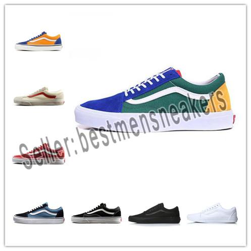 Original Old Skool Men women Casual shoes Rock Flame Yacht Club Sharktooth Peanuts Skateboard mens Canvas Sports Running Shoes Sneaker