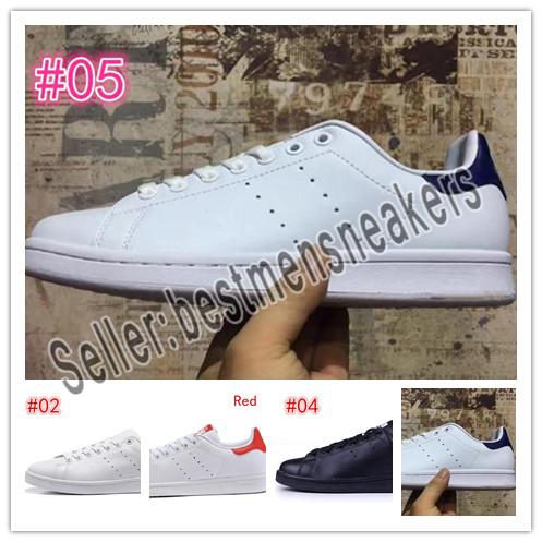 Top Quality 2019 Men Women Casual stan 2 smith Black Grey Red Yellow Lightweight Walking Hiking Casual Shoes 36-45