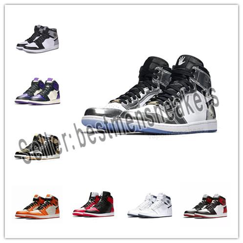 Hot 1 OG TOP 3 Banned Bred Royal Blue Mid hare Mens Basketball Shoes for Men 1s Shattered Backboard Trainers designers Sneakers Shoes