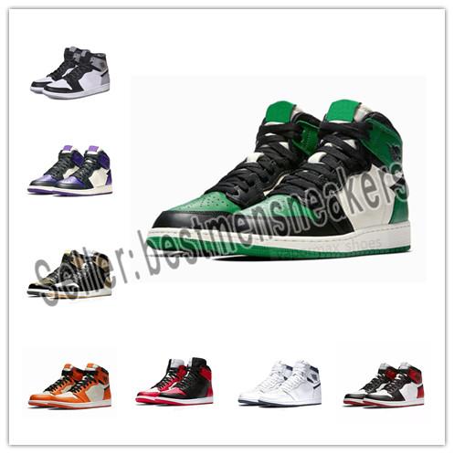 Jumpman 1 Basketball Shoes Athletics Sneakers Running Shoe For Women Sports Torch Hare Game Royal Pine Green Court Size 36-47