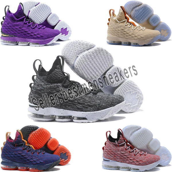 2019 New designer shoes 15 EQUALITY Black White fashion breathable Basketball Shoes for Men 15s EP Sports Training Sneakers Size 40-46