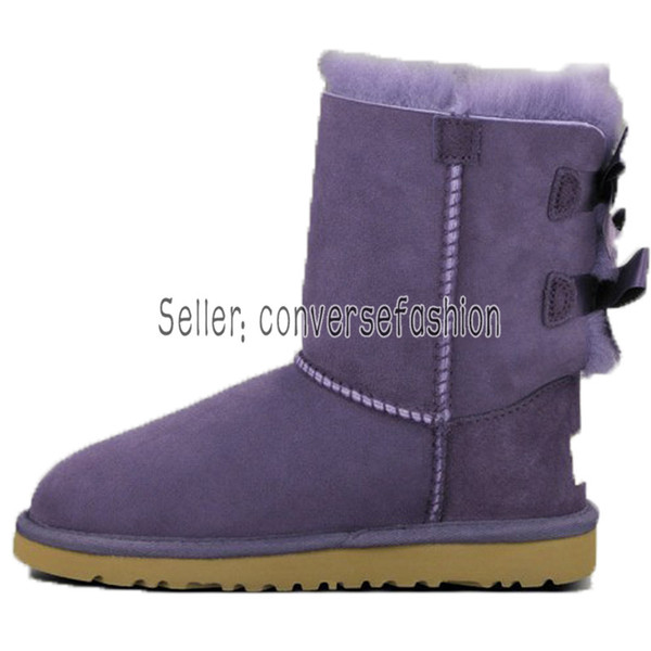 2019 winter Australia Classic snow Boots good fashion WGG tall boots real leather Bailey Bowknot women's bailey bow Knee Boots bow-knot
