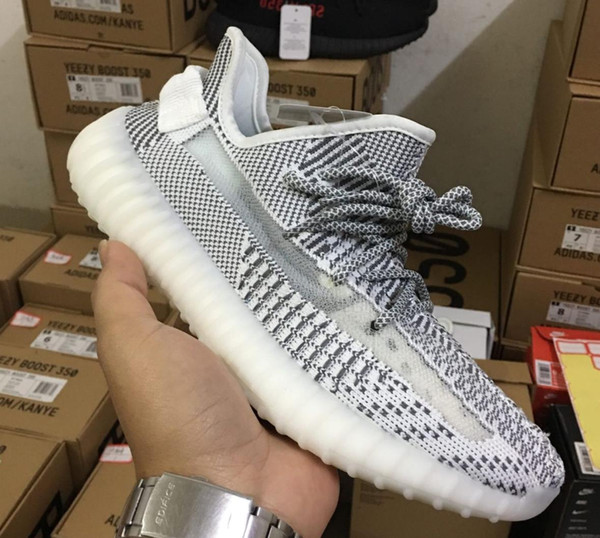 2019 Top quality Soft 350 V2 Static Men Runnning Shoes Sneakers Women Sports Trainers Racer Sesame Semi Frozen Blue Tint zebra Bred