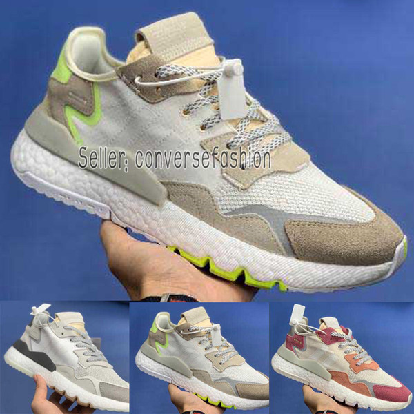 2019 Latest arrival 3M reflective men and women night walker Nite Jogger CG5950 retro running shoes mesh with suede size 36-45