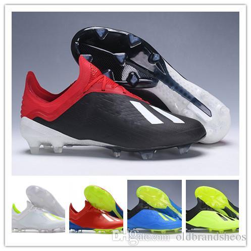 2018 mens soccer shoes X 18.1 FG original Low Ankle soccer cleats Speedmesh X18.1 Messi Speed Mesh Outdoor football boots cheap