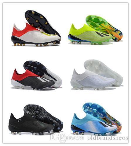 New ACE X 18.1 Speedmesh Nemeziz FG Football Cleats Yellow Outdoor Football Shoes Tango 18+ PureControl Soccer Boots Size: 39-45