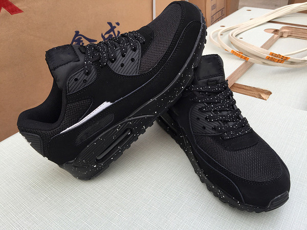 Hot Sale Air Cushion air90 Casual Running Shoes Men women High Quality New Black White Blue Sneakers Cheap Classic 90 Sports Shoes