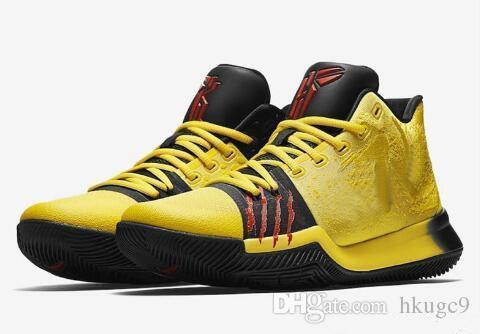 Top Quality Kyrie #3 Bruce Lee Shoes Classic Basketball Shoes Mamba Mentality Signature Shoes Outdoor Sports Sneakers 26 Colors