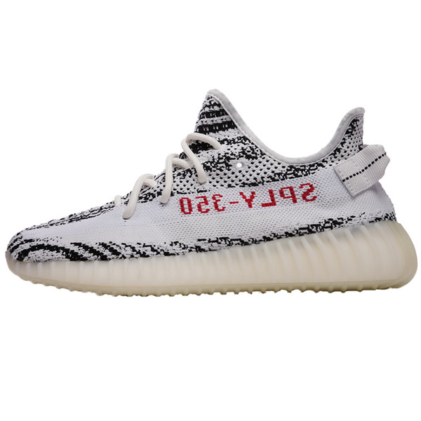 B37571 Blue Tints Blue Tint 350 V2 Beluga 2.0 Yellow Zebra Semi Frozen Kanye West 350 Running Shoes Bred Oreo Red Copper