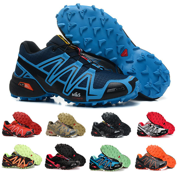 Men Hiking shoes trainer zapatos hombre Speed Cross 3CS III Sport Sneakers Men Black outdoor athletic Speedcross Solomon running Shoes