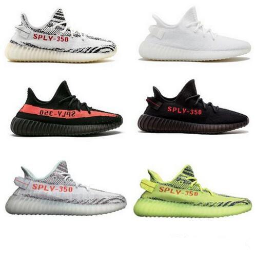 2019 Butter 350 V2 Sesame Men Sneakers Zebre Bred Blue Tint White Running Shoes Women Kanye West Designer Shoes Size 36-46