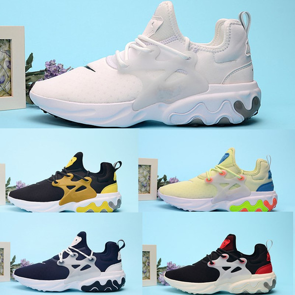 2019 All White Black Acronym Air Presto Mid Epic React Mens Running Shoes For Women Designer Sports Breathable Sneakers Trainers Size 36-45