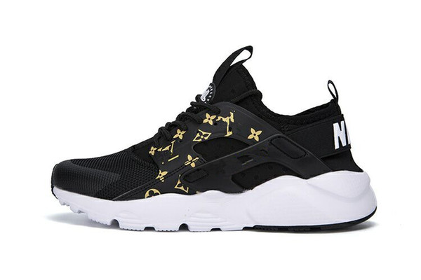 Designer Air Huarache 4 1 Ultra Running Shoes for Men Women Triple White Black Red Grey Mens Huaraches Trainers Sports Sneakers Size 36-46