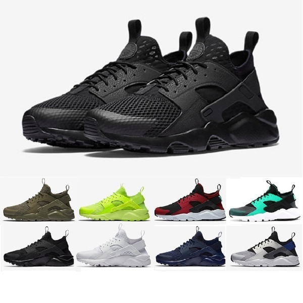 2018 Air Huarache 4 Men Women Running Shoes All White Huraches 3 Zapatos Ultra Breathe Huaraches Mens Trainers Hurache 2 SE Sports Sneakers