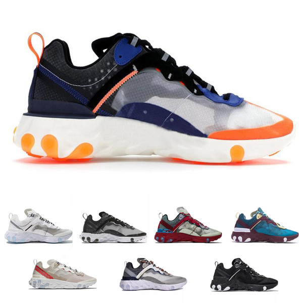 Epic React Element 87 running shoes for men women white black NEPTUNE GREEN blue mens trainer designer breathable sports sneakers size 36-45