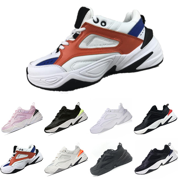 2019 Best Designer M2K Tekno Dad Shoes Mens Running Shoes Trainers John Elliott Paris Phantom Pink Black Volt White Sport Sneakers 36-45