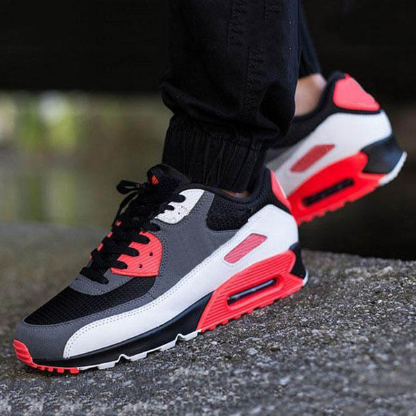 2019 HOT Men Sneakers Shoes Classic 90s Men and woman Shoes Chaussures Trainer Air Cushion Surface Breathable Sports Shoes 36-45