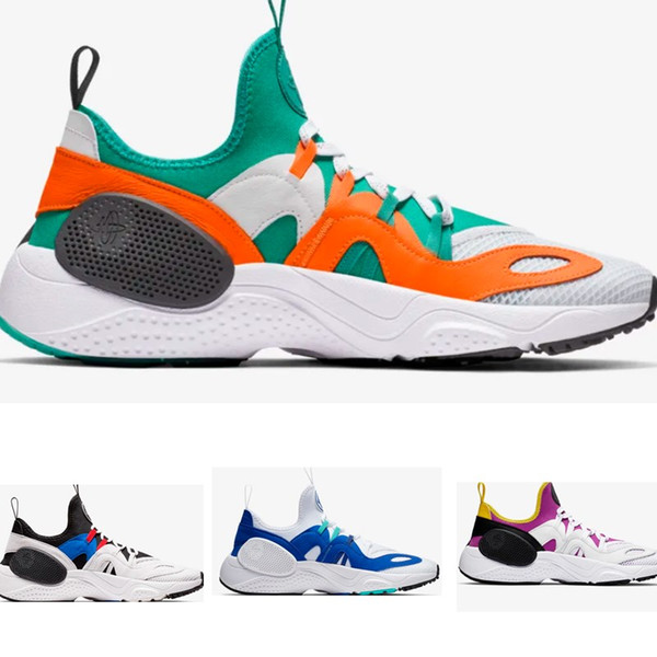 2019 Quality Huarache E.D.G.E TXT QS Running Shoes Men Women 7 Triple Black White Athletic Sport Outdoor Sneakers 36-45