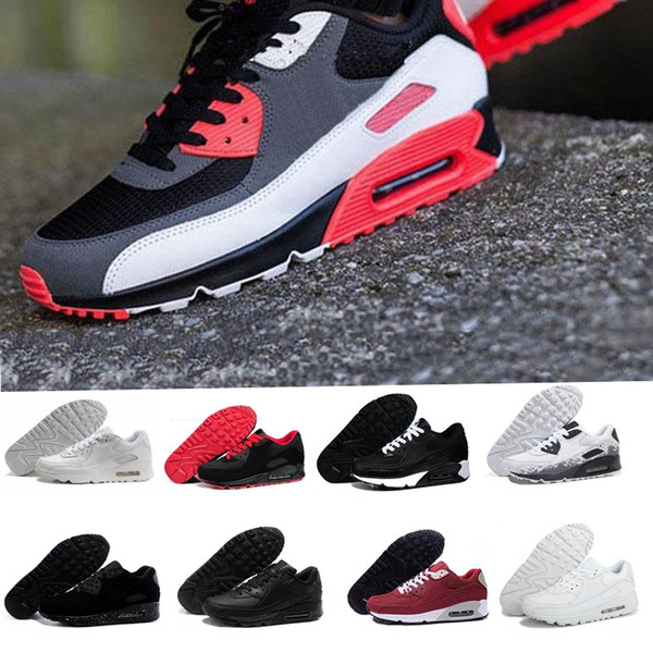 2019 Ultra OG Yellow Cushion 90s Mens Running Shoes Triple Black White Red Blue Grey 90s Women Designer Sport Sneaker Trainers Size 36-46