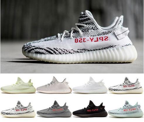 350 V2 Running Shoes Kanye West Men Women Zebra Butter Beluga 2.0 Black White Red Pink Designer Trainer Sport Sneakers Size 36-45