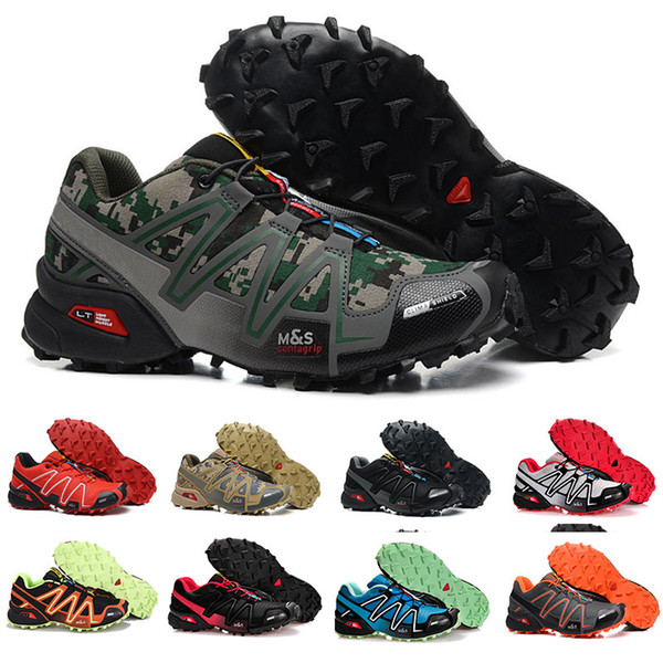Men Shoes zapatos hombre Speed Cross 3CS III Sport Sneakers Men Black outdoor athletic Speedcross Solomon running Casual Hiking Shoes