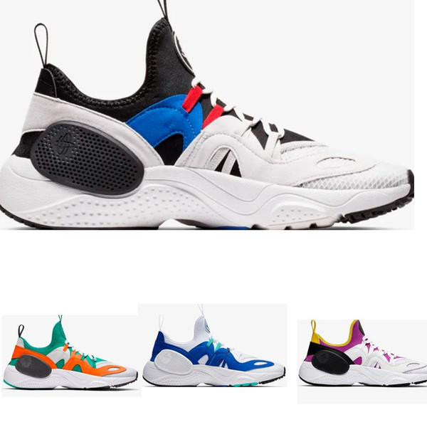 2019 Men Women Huarache E.D.G.E TXT QS Running Shoes Huaraches 7 EDGE Triple black white Athletic Sport Outdoor Sneakers 40-45