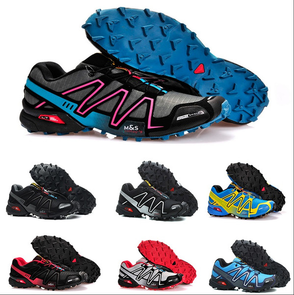 camouflage Outdoor sports Speedcross 3 CS Trail Casual Shoes women Lightweight Sneakers Navy Solomon III Zapatos Waterproof Athletic Shoes