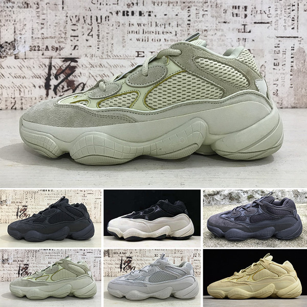 2019 Hot Sale 500 Blush Desert Kanye West Wave Runner Sneakers Running Shoes Designer Shoes 700 Yung 1 Sneaker Runing Shoes