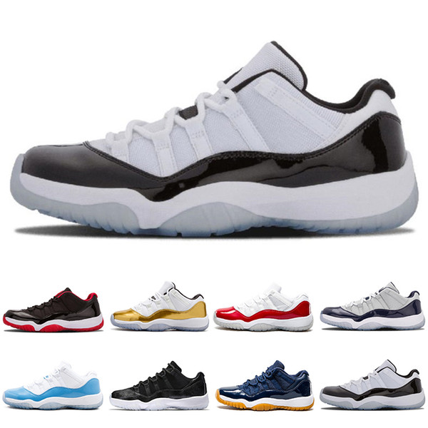 2019 With Box 11 Space Jam Bred+ Number 45 new Concord Basketball Shoes Men Women shoes 11s red Navy Gamma Blue 72-10 Sneakers