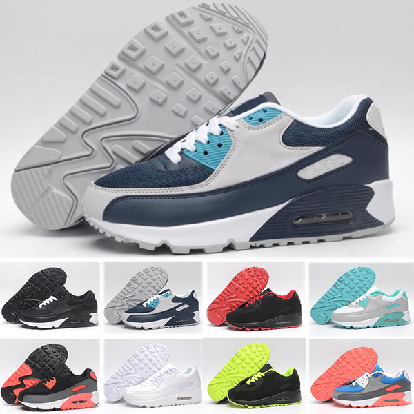 Hot Sale Zapatillas 90 Ez Casual Shoes for Top quality 90s Black White Red Grey Blue Green Men dress shoes 40-45