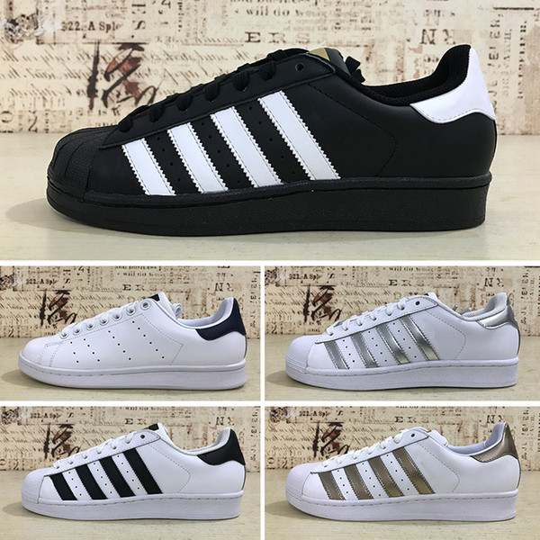 TT Casual Originals Superstar White Hologram Iridescent Junior Superstars 80s Pride Sneakers Super Star Women Men Sport Casual Shoes 36-45
