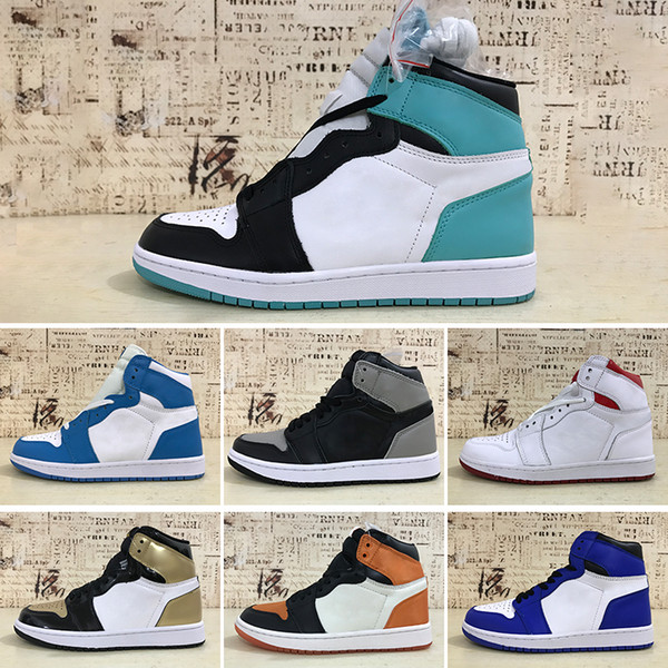 2019T Spiderman X 1 OG Basketball Shoes For Mens Womens 2019 Best Quality 1S High Chicago Sports Designer Sneakers With box US5.5-13