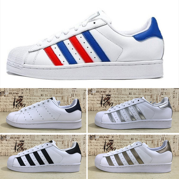 TT NEW Originals Superstar White Hologram Iridescent Junior Superstars 80s Pride Sneakers Super Star Women Men Sport Casual Shoes EUR 36-44