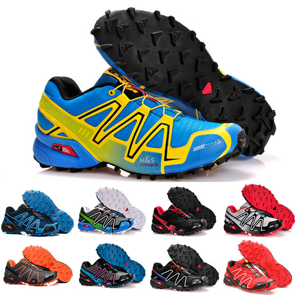 2018 New Speed Cross 3 CS III Outdoor Male Camo Red Black Sports Shoes mens Speed Crosspeed 3 running shoes eur 40-46