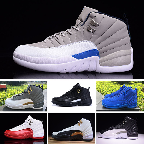 Black Friday GS 12 Basketnall Shoes Mens 12s Athletic Sport Sneakers Gym Red International Flight Michigan Chris Paul Class of 2003
