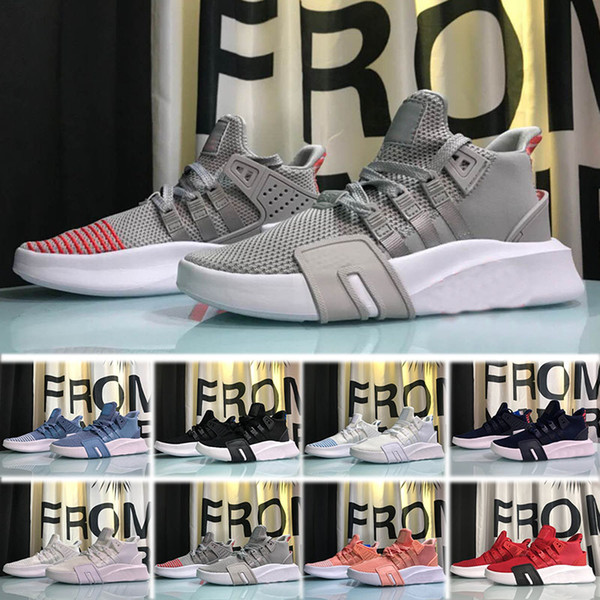 2018 New EQT Bask Support Basketball Mid Mens Running Shoes Cheap EQTADV Chaussures Designer Women Future 93 17 Trpile Black EQT Sneakers