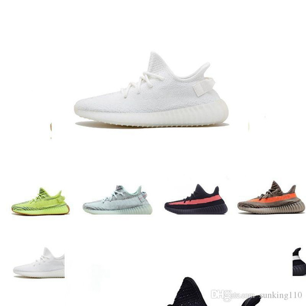 2019 Trainers V2 Static Butter Cream White Beluga 2.0 Black Bred Men triple Running Shoes Kanye West Designer Women Sneakers Size 12