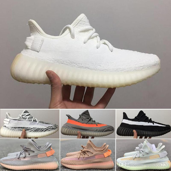2019 V2 B37572 Semi Frozen Yellow B37572 Blue Tint Grey AH2203 Beluga 2.0 Grey/Bold man casual kanye west running shoes man 36-48