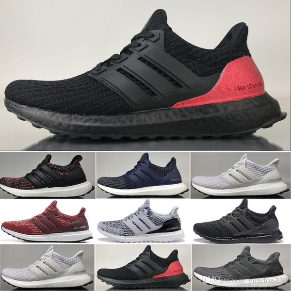 Ultra boost Running Shoes 3.0 4.0 Men Women Stripe Balck White Oreo Designer Sneakers Ultraboost Sport Shoes Trainers Size 36-45 G955